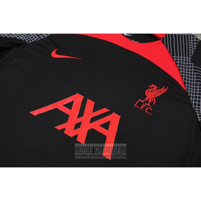 Chandal del Liverpool Manga Corta 2022-2023 Negro - Pantalon Corto